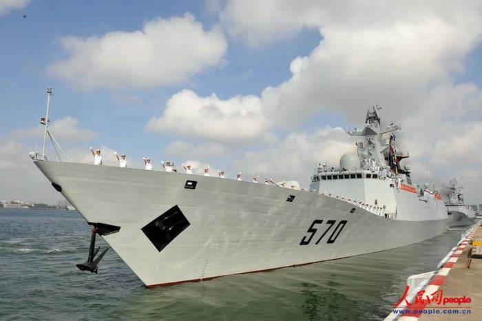 Tàu hộ vệ tên lửa Hoàng Sơn, Hạm đội Nam Hải, Hải quân Trung Quốc tham gia hộ tống tại vùng biển Somalia - Tốp hộ tống thứ 13
